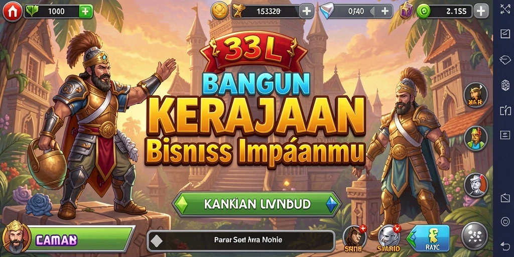 Screenshot dari gameplay 33L yang menarik dan mendidik.