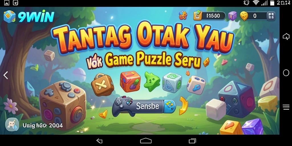 Tampilan gameplay seru di 9WIN dengan tantangan puzzle.