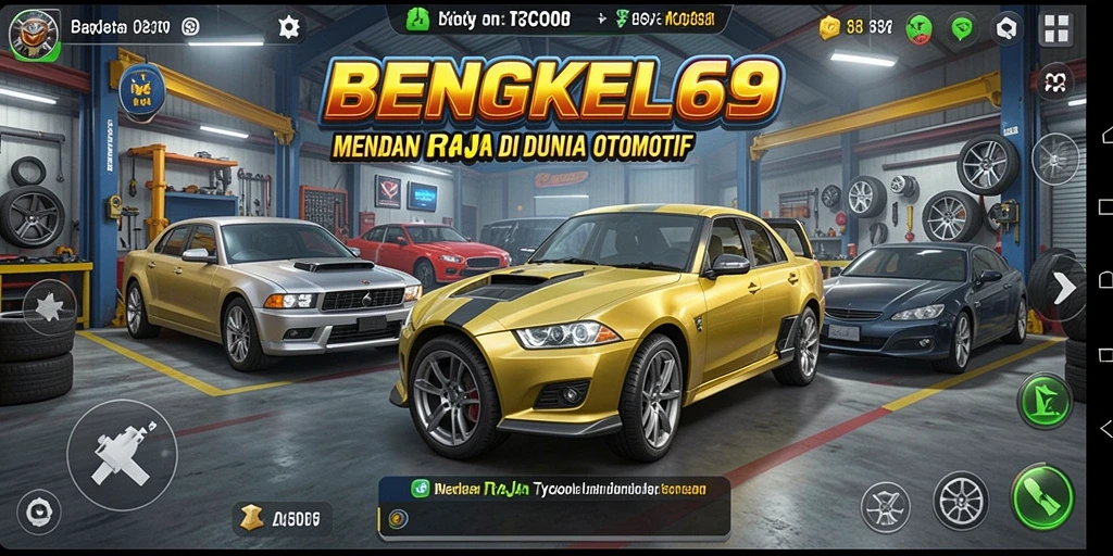 Tampilan gameplay seru dan interaktif di BENGKEL69.