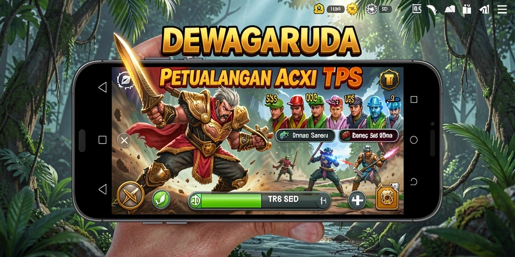 Tangkapan layar gameplay DEWAGARUDA menampilkan aksi pertempuran yang mendebarkan.