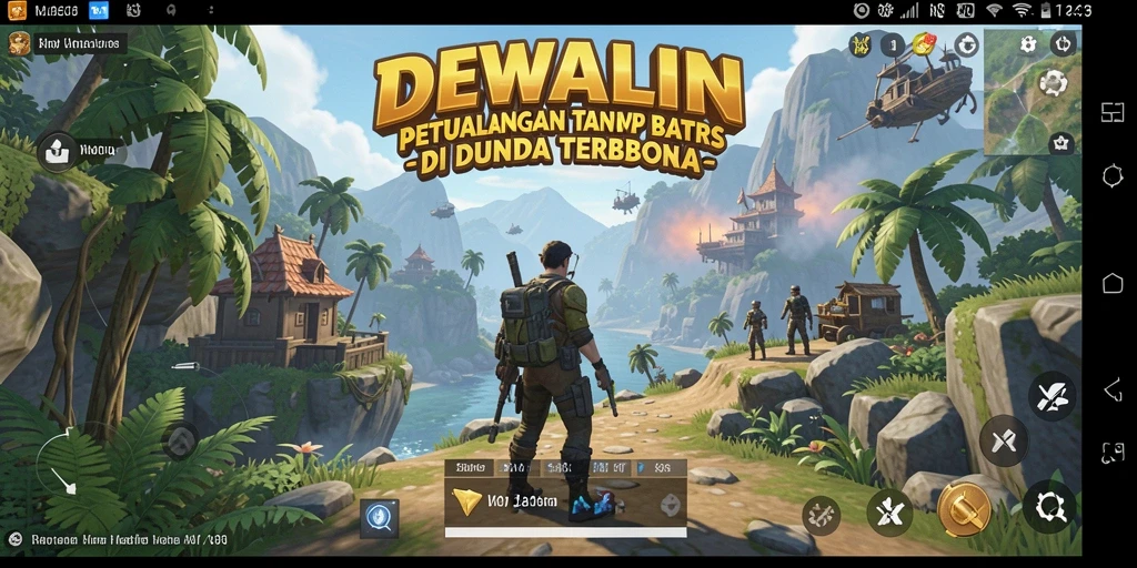 Gameplay seru DEWALIN di dunia terbuka yang luas.