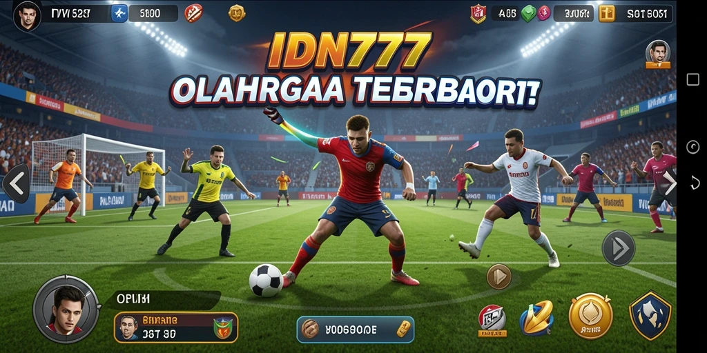 Tampilan gameplay menarik dari IDN777 yang menampilkan aksi olahraga seru.