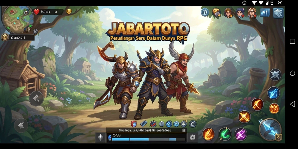 Tampilan gameplay seru di dunia RPG JABARTOTO.