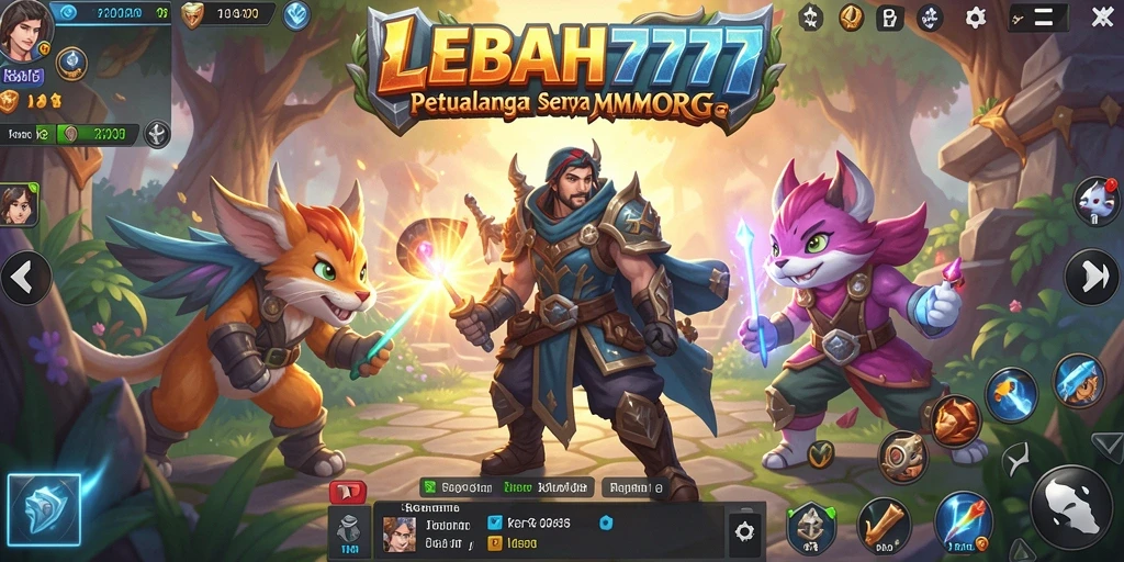 Tampilan gameplay epik dari petualangan di LEBAH777.