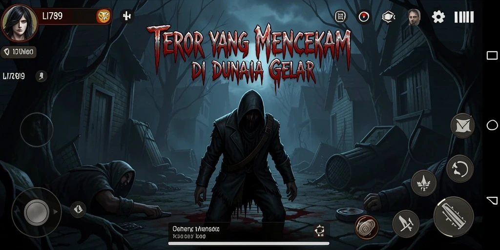 Gameplay menegangkan di dunia Horror yang mencekam.