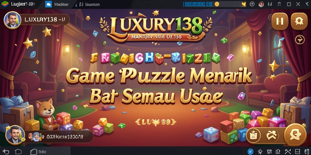 Tampilan gameplay LUXURY138 dengan teka-teki menarik dan beragam level.