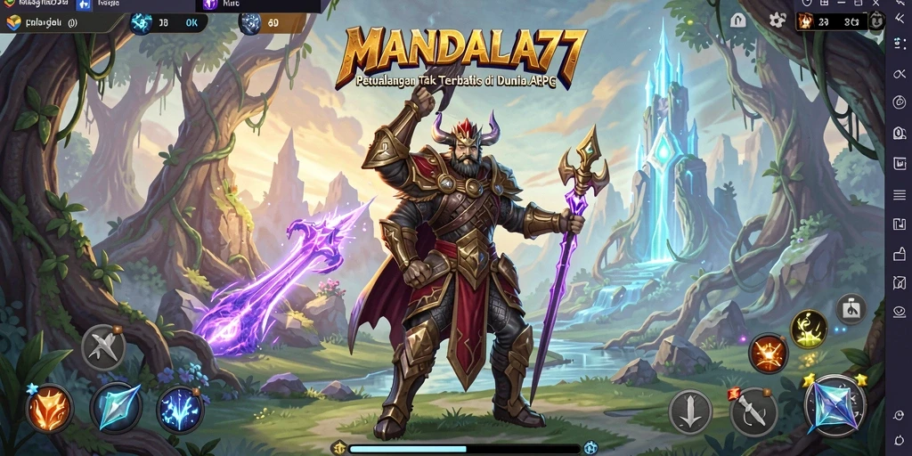 Gameplay menakjubkan dengan grafik indah di MANDALA77.