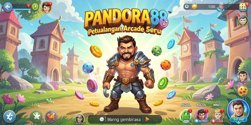 Tampilan gameplay seru dan menantang dari PANDORA88.