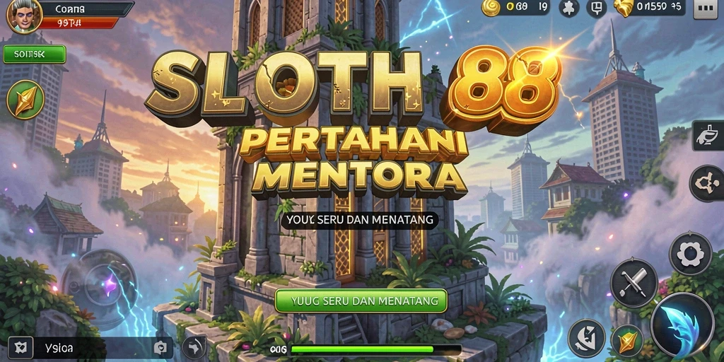 Gameplay SLOT88 yang intens dengan menara dan musuh yang beragam.