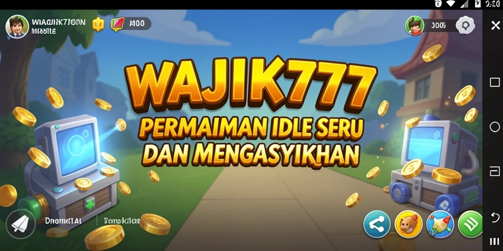Tampilan gameplay yang menarik dari WAJIK777, ideal untuk penggemar game Idle.