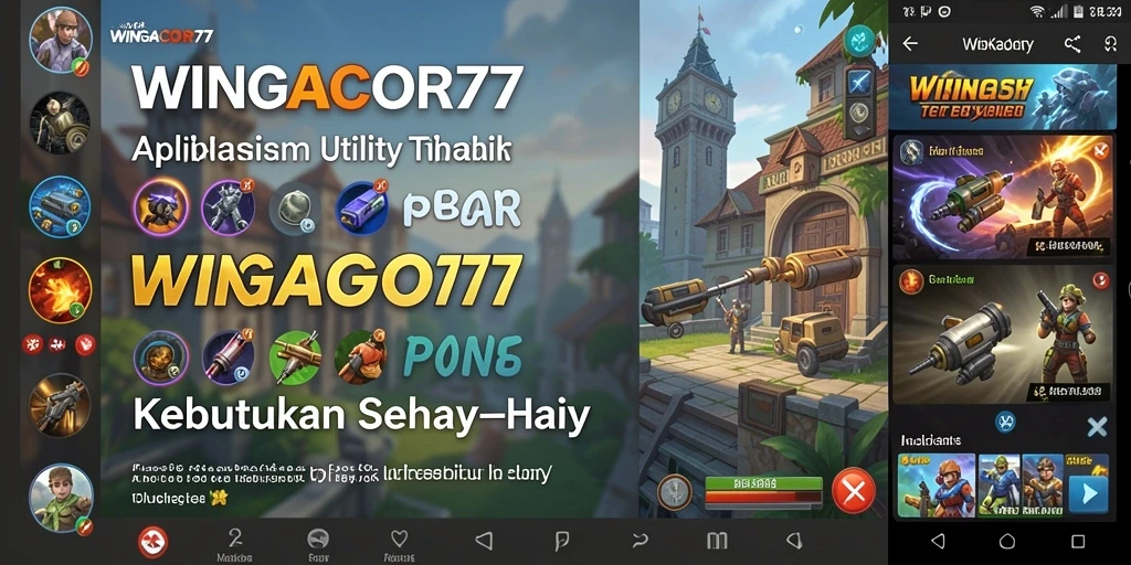 Tampilan antarmuka sederhana aplikasi WINGACOR77 yang memudahkan penggunanya.